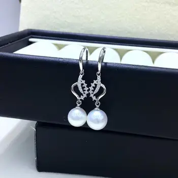 European Style 925 Silver Pearl Earrings Findings Drop Earrings Settings Mountings Parts Mounts for Wedding Gift Bridal Women
European Style 925 Silver Pearl Earrings Findings Drop Earrings Settings Mountings Parts Mounts for Wedding Gift Bridal Women