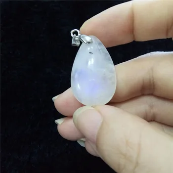 Natural Moonstone Blue Lights Gemstone Crystal Water Drop Bead Necklaces Pendant 28*18*9mm
Natural Moonstone Blue Lights Gemstone Crystal Water Drop Bead Necklaces Pendant 28*18*9mm
