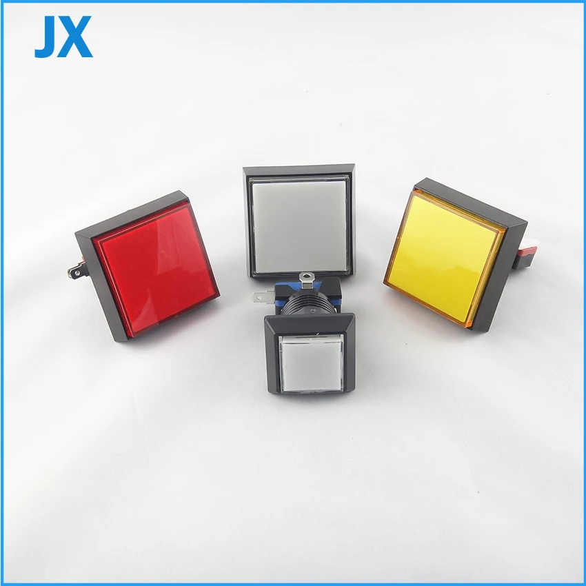 51x 51mm LED Light Illuminated Push Button With Micro Switch Master Arcade DIY kits Parts JAMMA MAME four colors
51x 51mm LED Light Illuminated Push Button With Micro Switch Master Arcade DIY kits Parts JAMMA MAME four colors