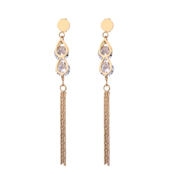 EUEAVAN 5 Pairs Elegant Beauty Crystal Long Tassel Drop Earrings Teardrop Dangle Earrings For Wedding Prom Pageant Party
EUEAVAN 5 Pairs Elegant Beauty Crystal Long Tassel Drop Earrings Teardrop Dangle Earrings For Wedding Prom Pageant Party