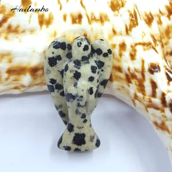 5pcs Hailambo Elegant Natural Black Spot Stone Beads Gem-stone Angel Statue Carved Angel Figurine With Wing Pendant Charms TS01#
5pcs Hailambo Elegant Natural Black Spot Stone Beads Gem-stone Angel Statue Carved Angel Figurine With Wing Pendant Charms TS01#