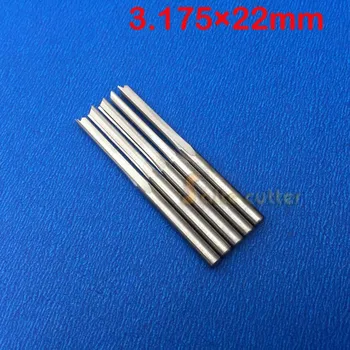 10pcs Double Flute Straight Slot Endmill Milling Cutter CNC Router Bits 3.175mm * 22mm
10pcs Double Flute Straight Slot Endmill Milling Cutter CNC Router Bits 3.175mm * 22mm