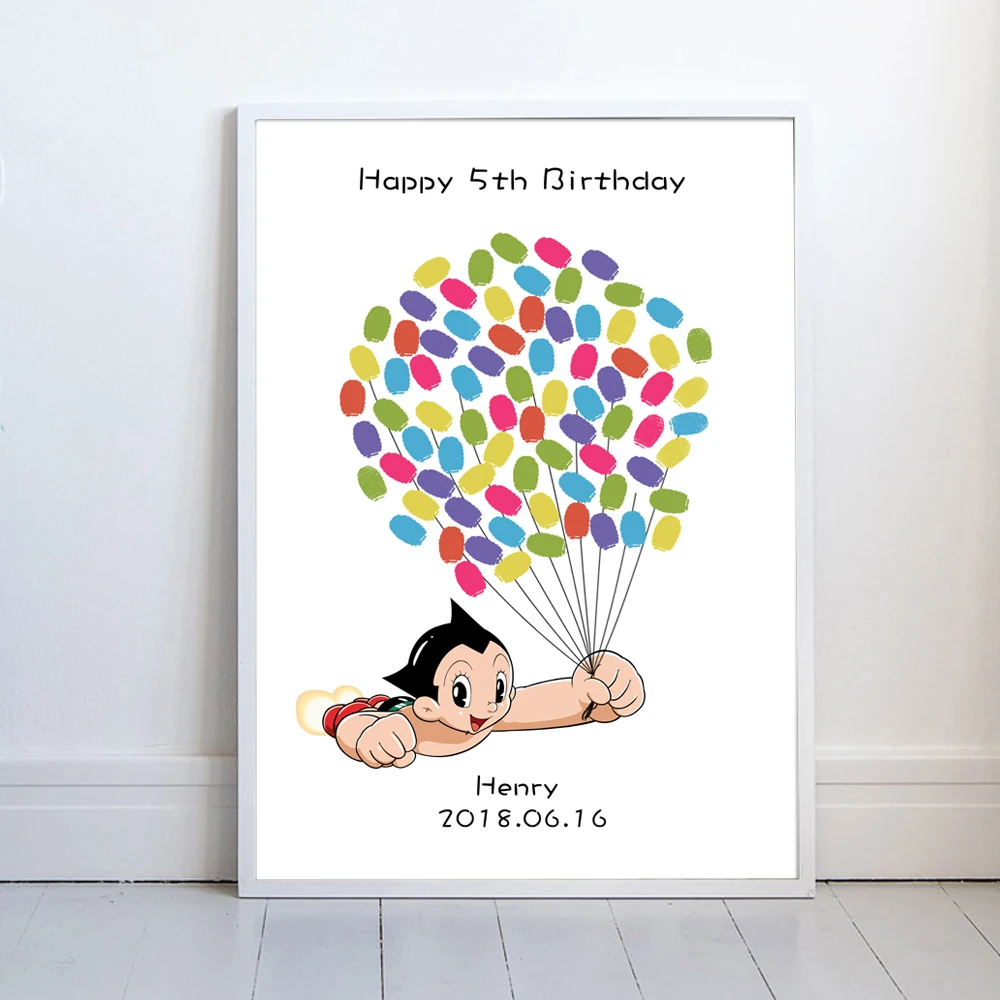 Canvas Print Cartoon Fingerprint Guest Book For Kids Birthday Party Baptism Baby Shower and Holy Communion Gift For Boys
Canvas Print Cartoon Fingerprint Guest Book For Kids Birthday Party Baptism Baby Shower and Holy Communion Gift For Boys