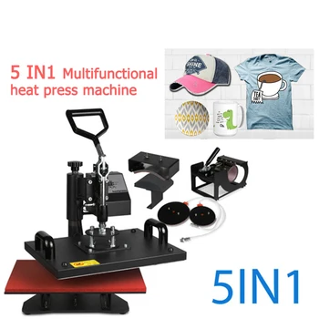 Advanced New Design 5 In 1 Combo Heat Press Machine Heat Transfer Digital Sublimation Printer 30*38CM DIY For Cap/Tshirt/Mug
Advanced New Design 5 In 1 Combo Heat Press Machine Heat Transfer Digital Sublimation Printer 30*38CM DIY For Cap/Tshirt/Mug
