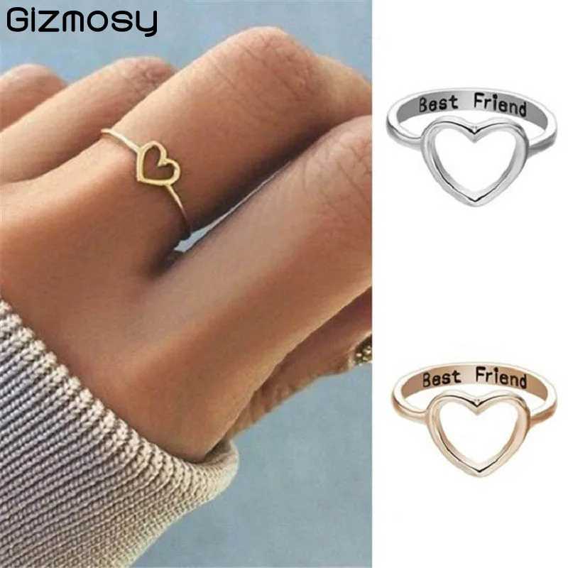 GIZMOSY Best Friend New Fashion Rose Gold Color Heart Shaped Wedding Ring for Woman CE0616
GIZMOSY Best Friend New Fashion Rose Gold Color Heart Shaped Wedding Ring for Woman CE0616