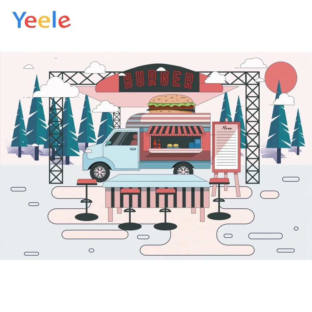 Yeele Photocall Burger Shop Cartoon Decor Painting Photography Backdrops Personalized Photographic Backgrounds For Photo Studio
Yeele Photocall Burger Shop Cartoon Decor Painting Photography Backdrops Personalized Photographic Backgrounds For Photo Studio