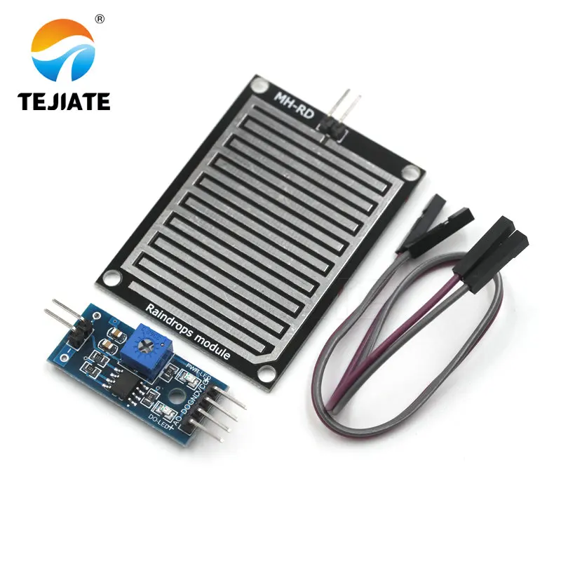 1set/lot Snow/Raindrops Detection Sensor Module Rain Weather Module Humidity TEJIATE
1set/lot Snow/Raindrops Detection Sensor Module Rain Weather Module Humidity TEJIATE