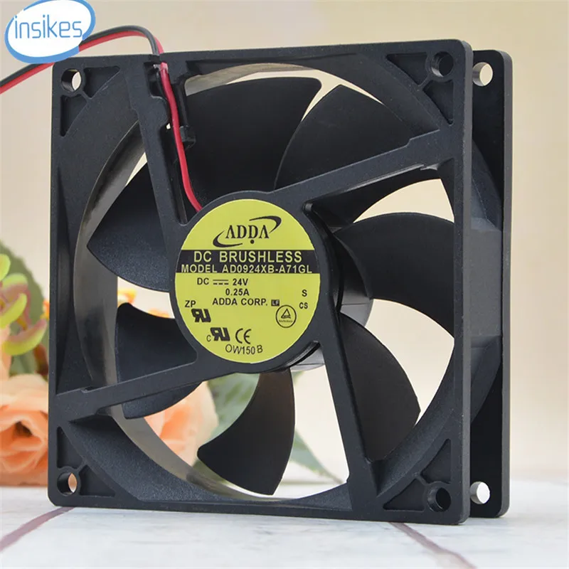 AD0924XB-A71GL DC 24V 0.25A 9025 9CM 90*90*25mm 2 Wires Inverter Chassis Cooling Fan
AD0924XB-A71GL DC 24V 0.25A 9025 9CM 90*90*25mm 2 Wires Inverter Chassis Cooling Fan