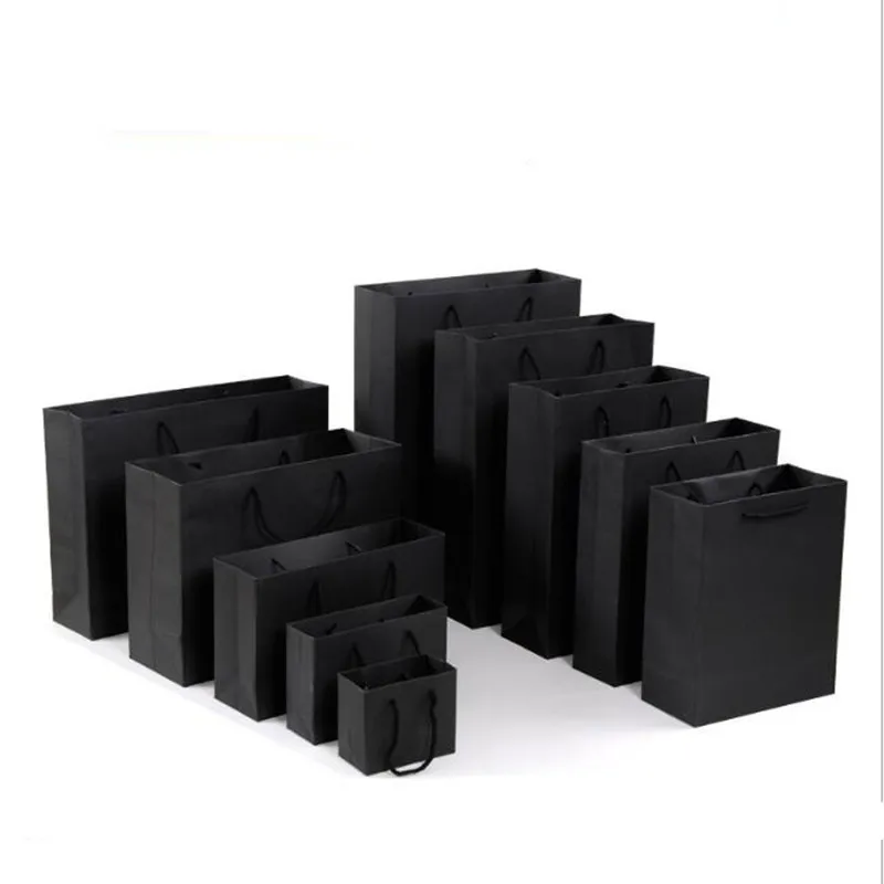 10pcs 19*13*6cm Kraft Paper Bags Custom Gift Packing Ten sizes Available In Black Welcomed
10pcs 19*13*6cm Kraft Paper Bags Custom Gift Packing Ten sizes Available In Black Welcomed