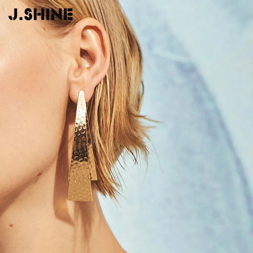 JShine Long Earrings Woman Layered Gold Color Zinc Alloy Geometric Drop Earrings For Women Punk Fashion Womens Accessories
JShine Long Earrings Woman Layered Gold Color Zinc Alloy Geometric Drop Earrings For Women Punk Fashion Womens Accessories