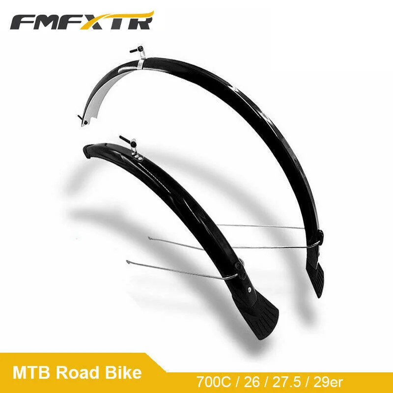 

FMFXTR 700C 26 27.5 29inche Front Rear Fenders Set Mud Guard Light Weight Folding Bike Sets Universal All-inclusive Long Fender