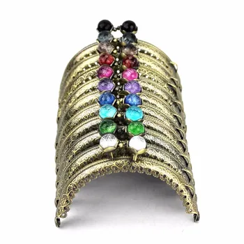 20 pcs/lot 8.5 cm antique bronze metal purse frame semicircle lotus head coral beads Kiss clasp DIY bag accessories 10 colors
20 pcs/lot 8.5 cm antique bronze metal purse frame semicircle lotus head coral beads Kiss clasp DIY bag accessories 10 colors