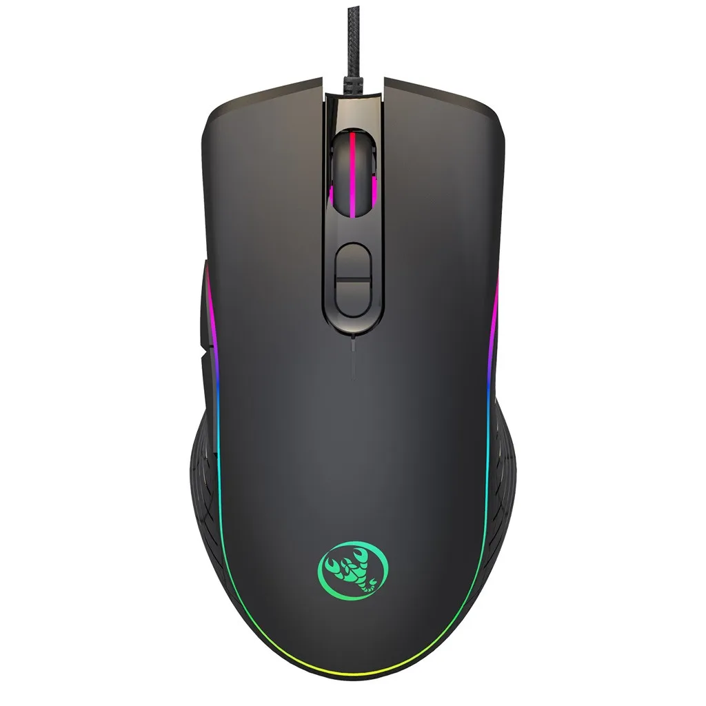 Wired Gaming Mouse 7 Programmable Buttons 6400DPI LED Optical USB Computer Mouse Gamer Mice RGB Light Optical Wired Mice 603#2
Wired Gaming Mouse 7 Programmable Buttons 6400DPI LED Optical USB Computer Mouse Gamer Mice RGB Light Optical Wired Mice 603#2