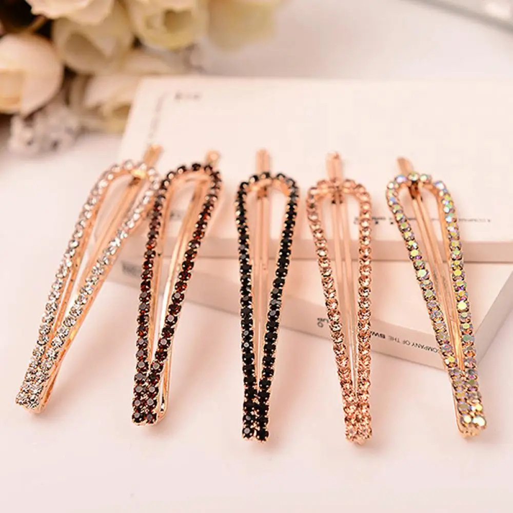 1PC Geometric Headwear Barrettes Gift Fashion Hair Accessories Women Ladies Girls U-Shaped Crystal Rhinestone Hairpin Hair Clip
1PC Geometric Headwear Barrettes Gift Fashion Hair Accessories Women Ladies Girls U-Shaped Crystal Rhinestone Hairpin Hair Clip