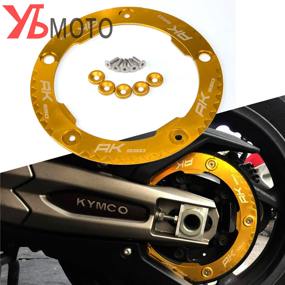 Accessories Motorcycle Aluminum Transmission Belt Pulley Protective Cover For KYMCO AK550 AK 550 2017 black titanium gold red
Accessories Motorcycle Aluminum Transmission Belt Pulley Protective Cover For KYMCO AK550 AK 550 2017 black titanium gold red