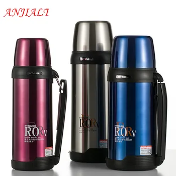 1.8L Travel Thermos Stainless Steel Vacuum Flask Thermos Tea Thermocup Cup Coffee Mug Water Bottle Tumbler Thermal Insulated Cup
1.8L Travel Thermos Stainless Steel Vacuum Flask Thermos Tea Thermocup Cup Coffee Mug Water Bottle Tumbler Thermal Insulated Cup