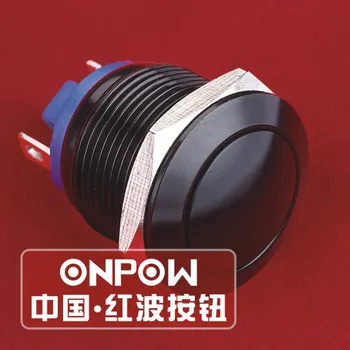 ONPOW 19mm 1NO Domed head waterproof IP65 Black Aluminium alloy Push button switch (GQ19B-10/J/A) CE,ROHS
ONPOW 19mm 1NO Domed head waterproof IP65 Black Aluminium alloy Push button switch (GQ19B-10/J/A) CE,ROHS