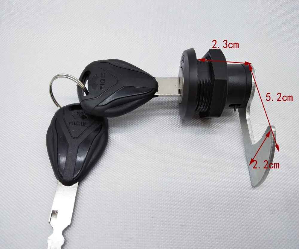 A92 Electric Vehicle Motorcycle Scooter Fitting Tail Lock Storage Trunk Lock 2pcs Motorcycle Rear Trunk Lock 2 Keys Box Lock
A92 Electric Vehicle Motorcycle Scooter Fitting Tail Lock Storage Trunk Lock 2pcs Motorcycle Rear Trunk Lock 2 Keys Box Lock