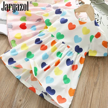 Girls Summer Dress Heart Printed Colorful Casual Dress for Baby Girl's Princess Dressing Clothes New Arrival 2019 Fashion
Girls Summer Dress Heart Printed Colorful Casual Dress for Baby Girl's Princess Dressing Clothes New Arrival 2019 Fashion