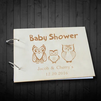 Creative Wooden Guest Book for Baby Shower Custom Owl Design for Birthday Party Decoration Unique Rustic Photo Album Kids Favors
Creative Wooden Guest Book for Baby Shower Custom Owl Design for Birthday Party Decoration Unique Rustic Photo Album Kids Favors