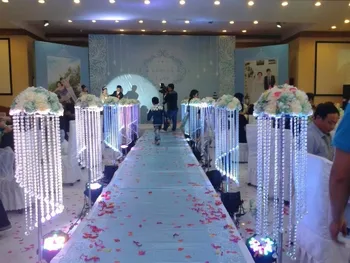 2PCS/LOT Wedding Crystal Pillar Metal Road lead Flower Stand Wedding Props
2PCS/LOT Wedding Crystal Pillar Metal Road lead Flower Stand Wedding Props