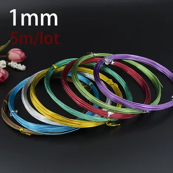 1.0mm anodized aluminum craft wire multi optional mixed colors 5m/pcs roll for jewelry findings DIY decoration
1.0mm anodized aluminum craft wire multi optional mixed colors 5m/pcs roll for jewelry findings DIY decoration