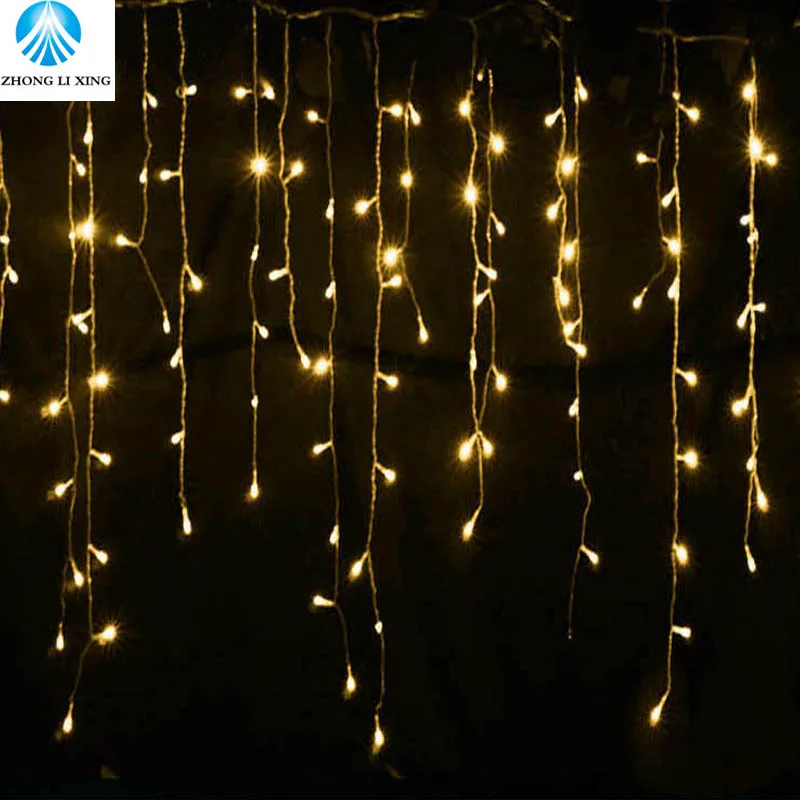 5 meter Christmas Outdoor Decoration Indoor Droop 0.4-0.6m Curtain Icicle Led String Lights New Year Garden Party 220V
5 meter Christmas Outdoor Decoration Indoor Droop 0.4-0.6m Curtain Icicle Led String Lights New Year Garden Party 220V