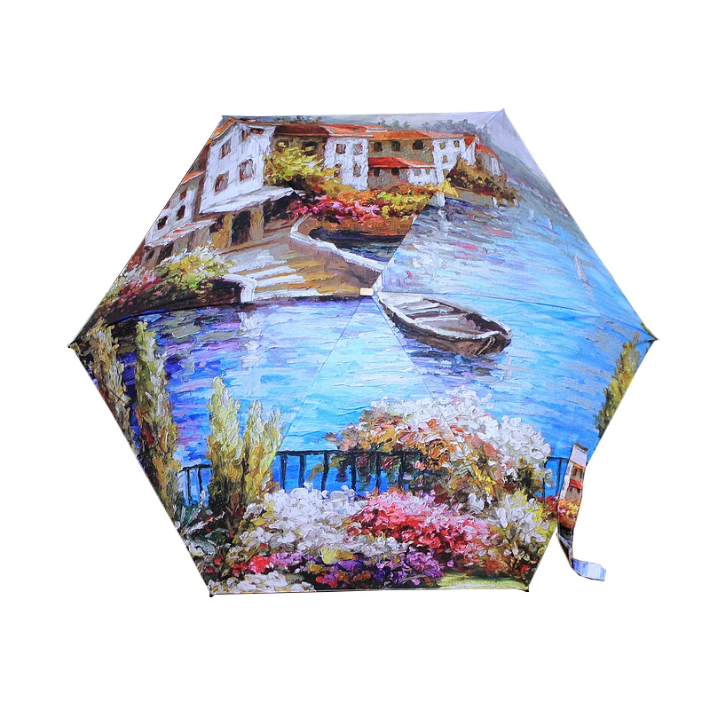 Mini Sunny & Rainy Umbrella rain Women Parasol Portable Foldable Pockets Umbrellas kids Female Oil Painting Umbrella Paraguas
Mini Sunny & Rainy Umbrella rain Women Parasol Portable Foldable Pockets Umbrellas kids Female Oil Painting Umbrella Paraguas