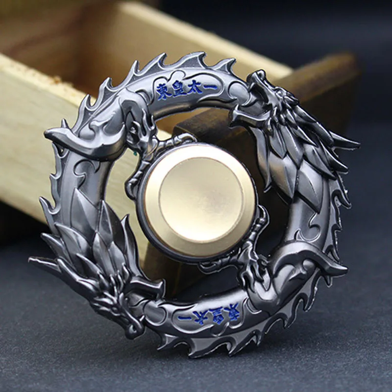 Dragon Metal Fidget Spinner Zinc Alloy Gyro Rotary EDC Hand Spinner For Autism And ADHD Focus Stress Fingertip I0124
Dragon Metal Fidget Spinner Zinc Alloy Gyro Rotary EDC Hand Spinner For Autism And ADHD Focus Stress Fingertip I0124