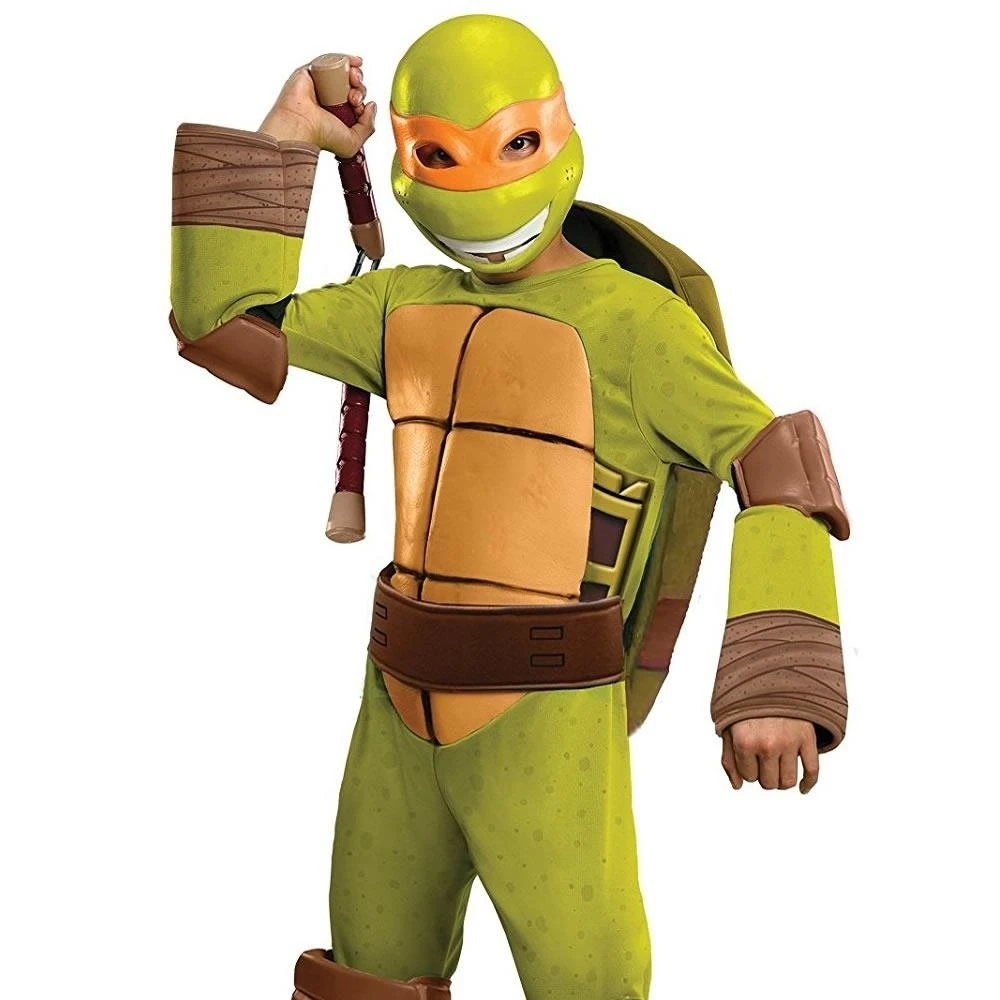 Teenage Mutant Ninja Turtles Michaelangelo Toddler size XS 2/4 TMNT Costume Outfit Rubie's (1)