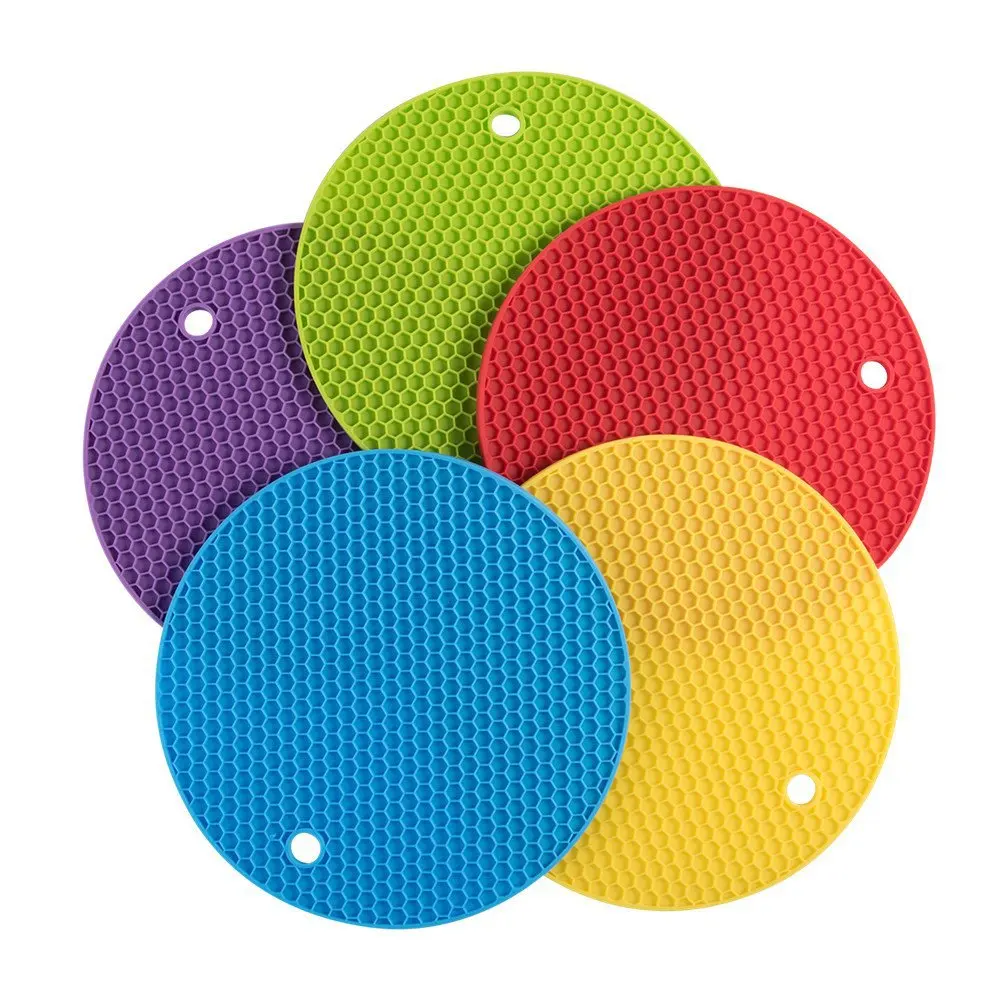 7mm Thicken 18cm Round Heat Resistant Silicone Mat Drink Cup Coasters Non-slip Pot Holder Table Placemat Kitchen Accessories
7mm Thicken 18cm Round Heat Resistant Silicone Mat Drink Cup Coasters Non-slip Pot Holder Table Placemat Kitchen Accessories