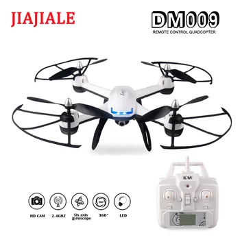 

JIAJIALE Drone 33CM DM009 2.4GHz 4CH 6-Axis Gyro RC Quadcopter FPV real-time with hd camera Hold Altitude Model