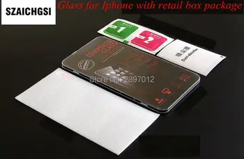 SZAICHGSI 9H 0.26mm tempered glass screen protector for apple iphone7 with retail box package wholesale 100pcs/lot
SZAICHGSI 9H 0.26mm tempered glass screen protector for apple iphone7 with retail box package wholesale 100pcs/lot