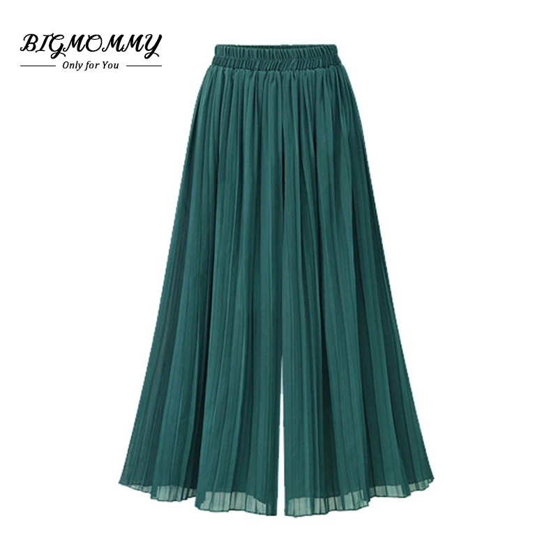 Women Chiffon Pants Large Sizes Summer Solid High Waist Pleated Trousers Female Casual Loose Wide Leg Cropped Pants 4xl 5xl
Women Chiffon Pants Large Sizes Summer Solid High Waist Pleated Trousers Female Casual Loose Wide Leg Cropped Pants 4xl 5xl