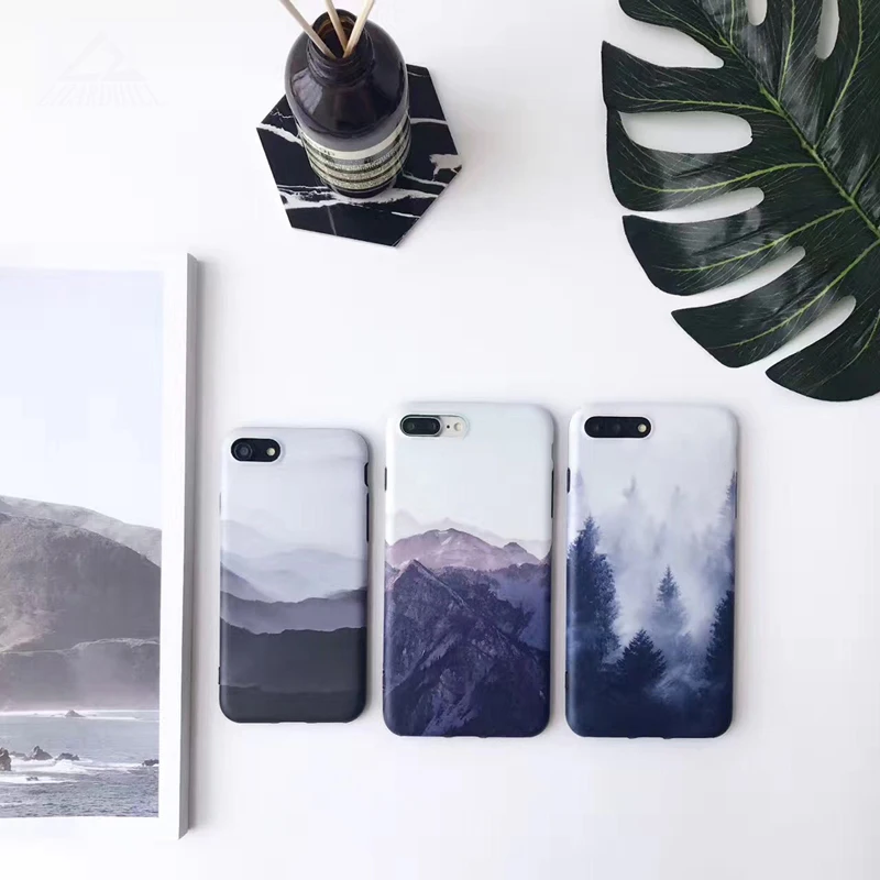 Mountain Forest clouds Soft IMD Matte TPU Silicone Back Cover For iPhone 7 7plus 6 s 6s Phone Case for iphone 6 coque
Mountain Forest clouds Soft IMD Matte TPU Silicone Back Cover For iPhone 7 7plus 6 s 6s Phone Case for iphone 6 coque