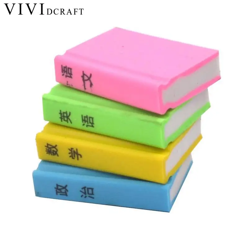 Vividcraft Creative Stationery Book Shape Eraser Student Learning Pencil Erasers For School Kids Gift Material Escolar Papelaria
Vividcraft Creative Stationery Book Shape Eraser Student Learning Pencil Erasers For School Kids Gift Material Escolar Papelaria