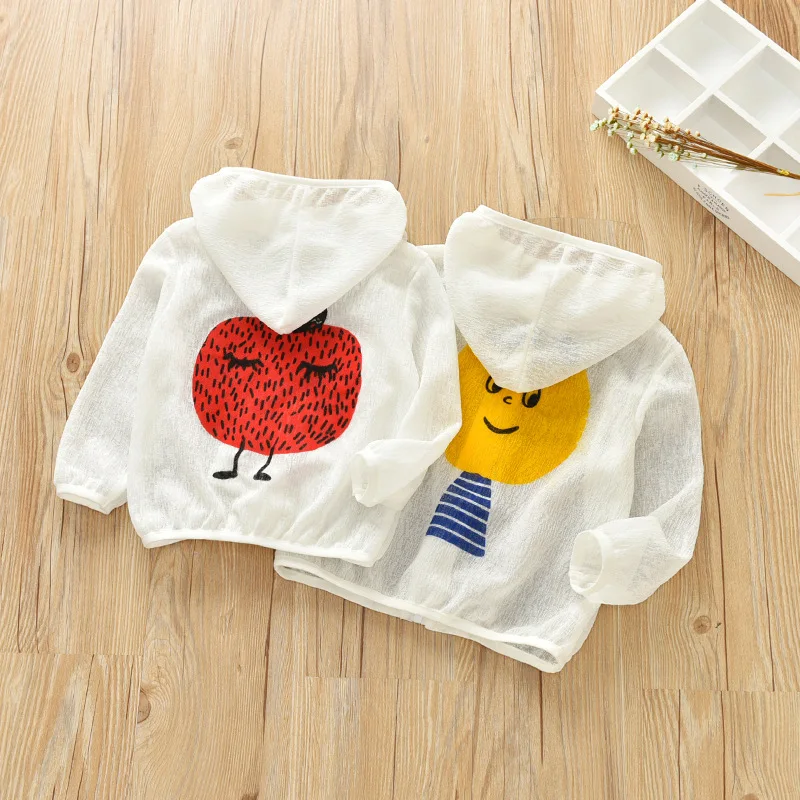 Children's Sunscreen Jacket Thin Breathable Skin Sun Protective Outdoor Coat Hooded Cartoon Patterned Summer Beach Zip Clothes
Children's Sunscreen Jacket Thin Breathable Skin Sun Protective Outdoor Coat Hooded Cartoon Patterned Summer Beach Zip Clothes