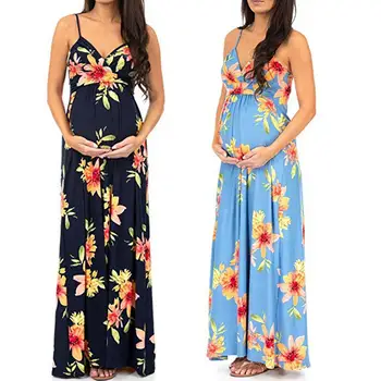 Women Pregnant Maternity Sexy Floral Sleeveless Strap Backless Long Dress Summer Soft Slip Dress
Women Pregnant Maternity Sexy Floral Sleeveless Strap Backless Long Dress Summer Soft Slip Dress