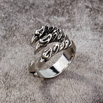 1Pcs European New Rock Vintage Eagle Claw Open Ring Personality Cool Punk Eind Adjustable Neutral Ring For Women Men JewelryR155
1Pcs European New Rock Vintage Eagle Claw Open Ring Personality Cool Punk Eind Adjustable Neutral Ring For Women Men JewelryR155