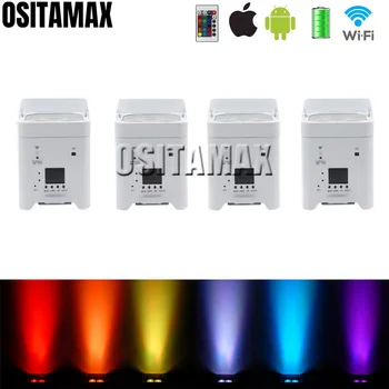 OSITAMAX-A 4PCS/Lot 4x18w Wash Uplighting Smart WIFI Remote RGBWA UV 6IN1 Battery Powered Par Stage Light
OSITAMAX-A 4PCS/Lot 4x18w Wash Uplighting Smart WIFI Remote RGBWA UV 6IN1 Battery Powered Par Stage Light
