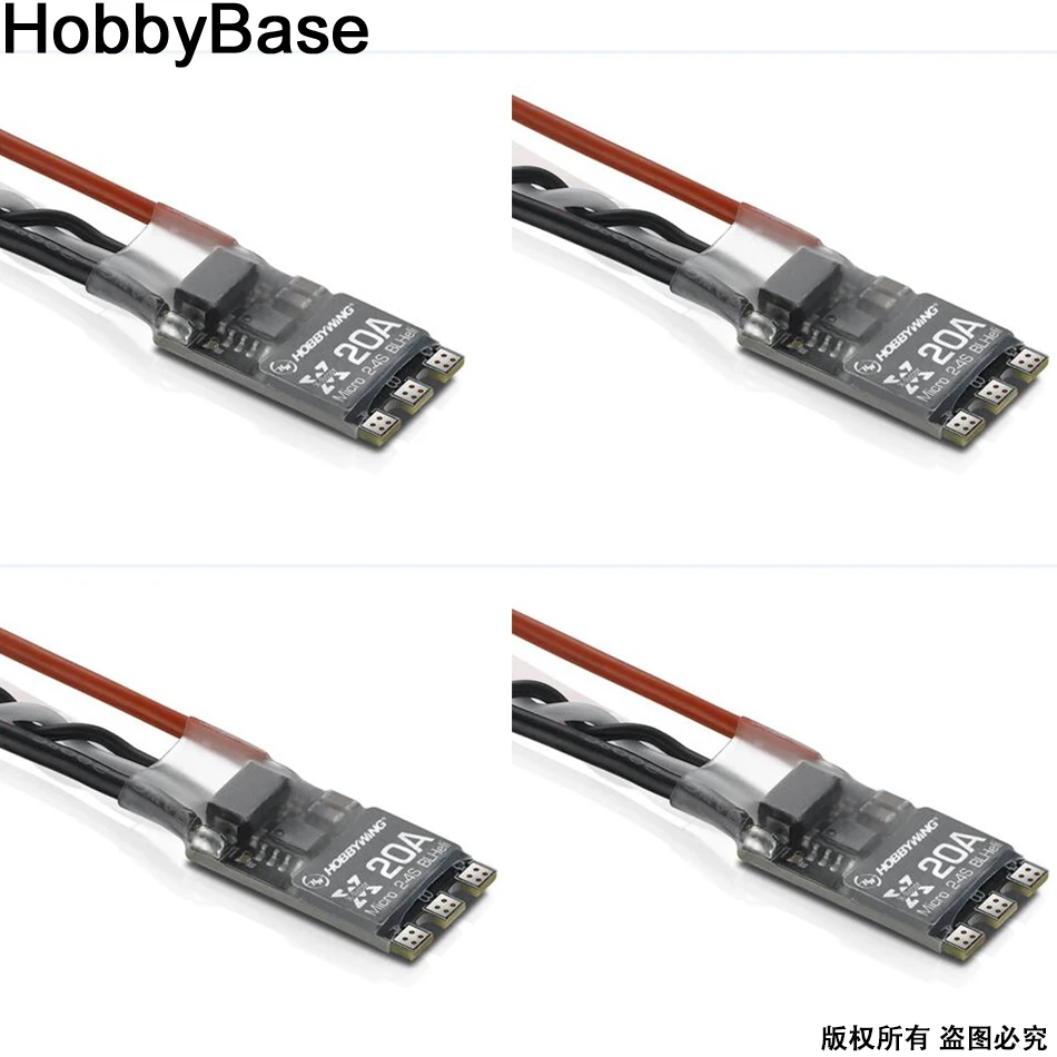 Hobbywing XRotor micro 20A /30A / 35A BLHeli ESC Support OneShot125 w/ Wires for RC FPV Racing Drone Quadcopter Multicopter 4pcs
Hobbywing XRotor micro 20A /30A / 35A BLHeli ESC Support OneShot125 w/ Wires for RC FPV Racing Drone Quadcopter Multicopter 4pcs