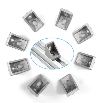 2020 Brackets Corner fitting angle aluminum 20x20L Connector bracket fastener for 2020 Industrial Aluminum Profile 10pcs/25pcs
2020 Brackets Corner fitting angle aluminum 20x20L Connector bracket fastener for 2020 Industrial Aluminum Profile 10pcs/25pcs