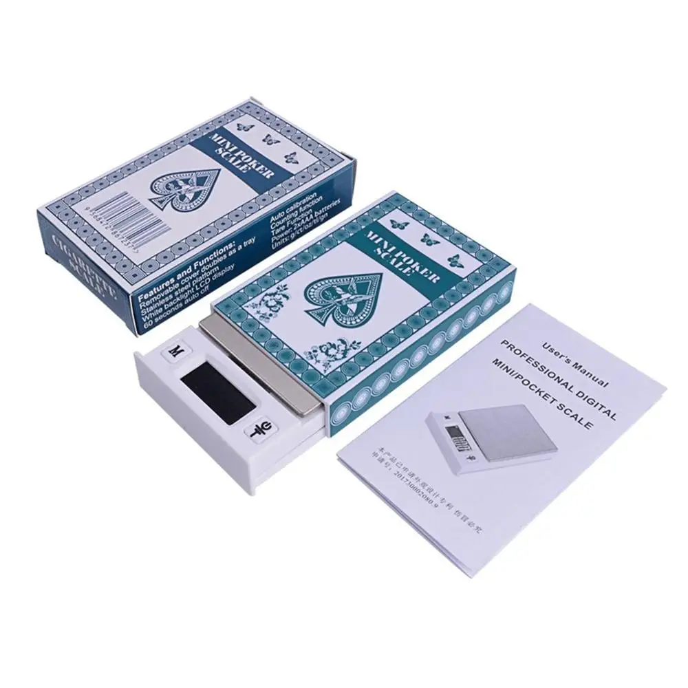 Portable Small Playing Card Jewelry Scale Household Electronic Weighing 200G*0.01G Mini Pocket Scale
Portable Small Playing Card Jewelry Scale Household Electronic Weighing 200G*0.01G Mini Pocket Scale