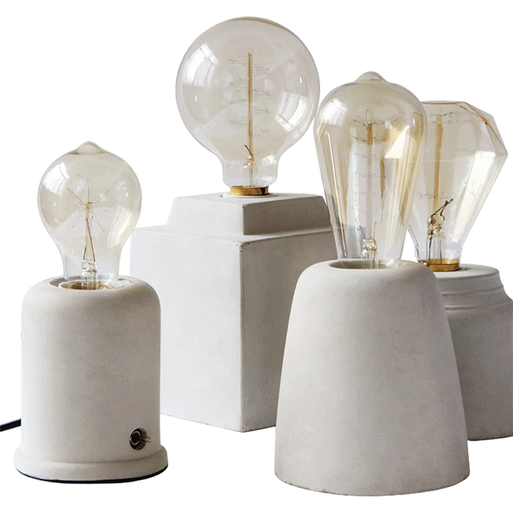 Bedside lamp American retro personality creative bedroom table lamp coffee shop cement concrete study desk lamps LU813939
Bedside lamp American retro personality creative bedroom table lamp coffee shop cement concrete study desk lamps LU813939
