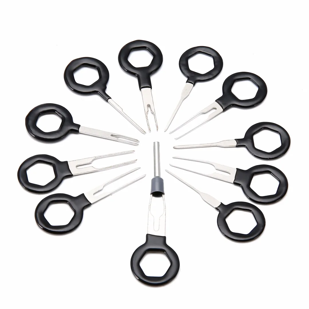 11PCS/SET Aluminum Terminal Release Tool Car Terminal Removal Tools Wiring Connector Extractor Puller Release Pins
11PCS/SET Aluminum Terminal Release Tool Car Terminal Removal Tools Wiring Connector Extractor Puller Release Pins