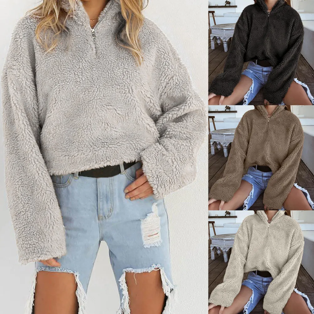 Womens Winter Warm Pocket Fluffy Coat Fleece Fur Jacket Outerwear durable enought for your daily wearing Hoodies Wrap Gift
Womens Winter Warm Pocket Fluffy Coat Fleece Fur Jacket Outerwear durable enought for your daily wearing Hoodies Wrap Gift
