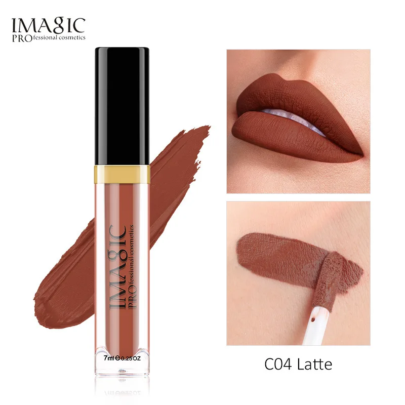 IMAGIC Velvet Matte lip Gloss not easy to Decolorize Long Lasting lip glaze Retro Red Nude Color Beauty Makeup Cosmetics TSLM2
IMAGIC Velvet Matte lip Gloss not easy to Decolorize Long Lasting lip glaze Retro Red Nude Color Beauty Makeup Cosmetics TSLM2