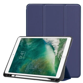 For iPad Air3 2019 Flip Leather Case Slim Foldable Silicon Shell With Pen Slot Business Stand Smart Cover for iPad Pro 10.5 inch
For iPad Air3 2019 Flip Leather Case Slim Foldable Silicon Shell With Pen Slot Business Stand Smart Cover for iPad Pro 10.5 inch