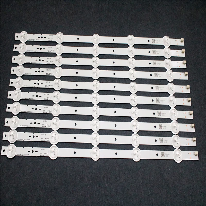 10 PCS/set LED backlight bar SVG400A81_REV3_121114 395mm 5 LEDs for KLV-40R470A KDL-40R450A
10 PCS/set LED backlight bar SVG400A81_REV3_121114 395mm 5 LEDs for KLV-40R470A KDL-40R450A