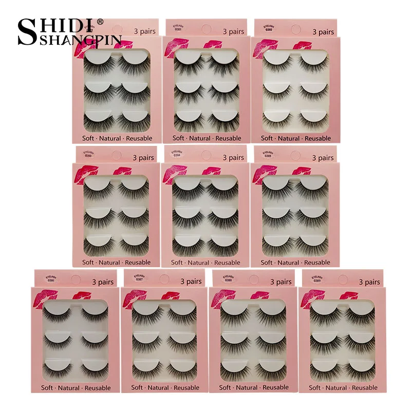 New 3 Pairs Mink Eyelashes Make up Natural Long Eye lashes False Lashes Handmade For Makeup 3d Mink Lashes Mink Cilios Faux Cils
New 3 Pairs Mink Eyelashes Make up Natural Long Eye lashes False Lashes Handmade For Makeup 3d Mink Lashes Mink Cilios Faux Cils